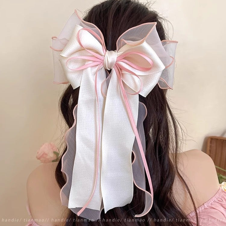 Ribbon reel hair clip