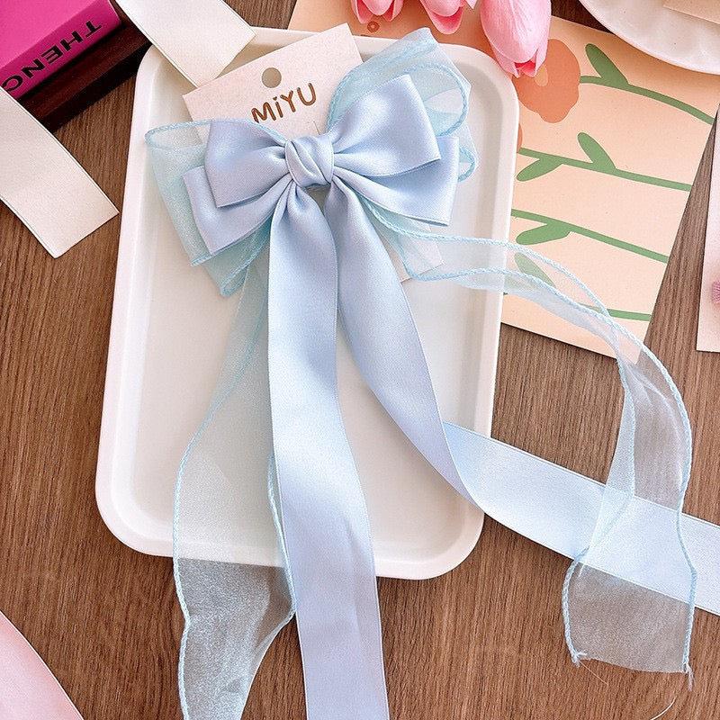 Ribbon reel hair clip