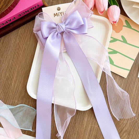 Ribbon reel hair clip