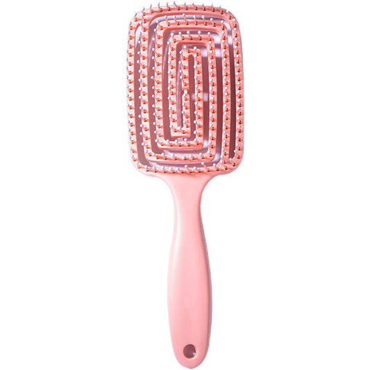 Pink hairbrush