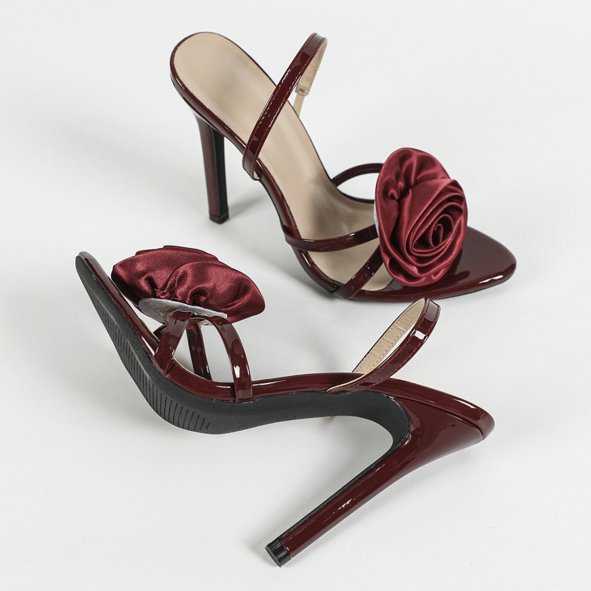 Classic wine rose  heels