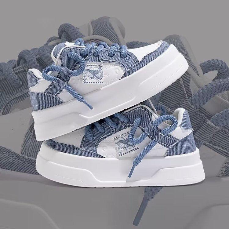 Denim pulse sneakers