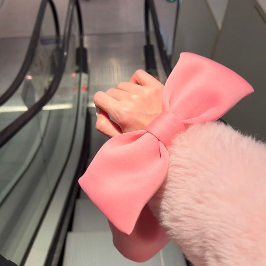 Cute cotton bow knot bag