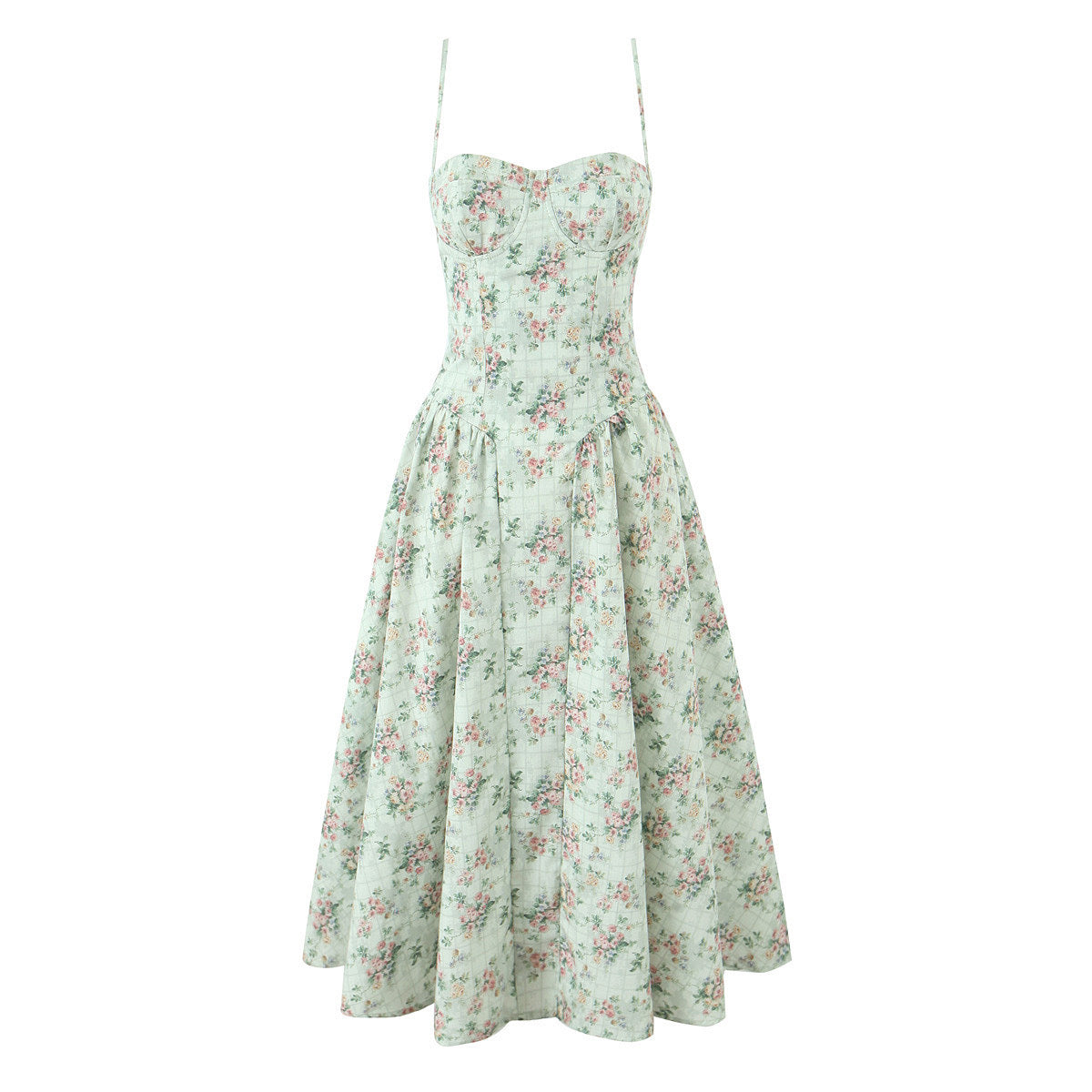 Floral muse midi gown