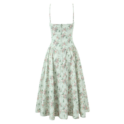 Floral muse midi gown