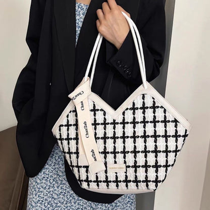 Grid muse tote