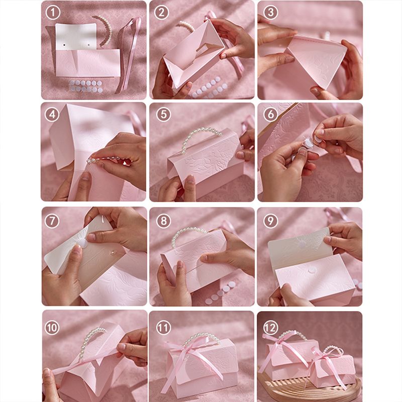 Cute pink mini gift bag