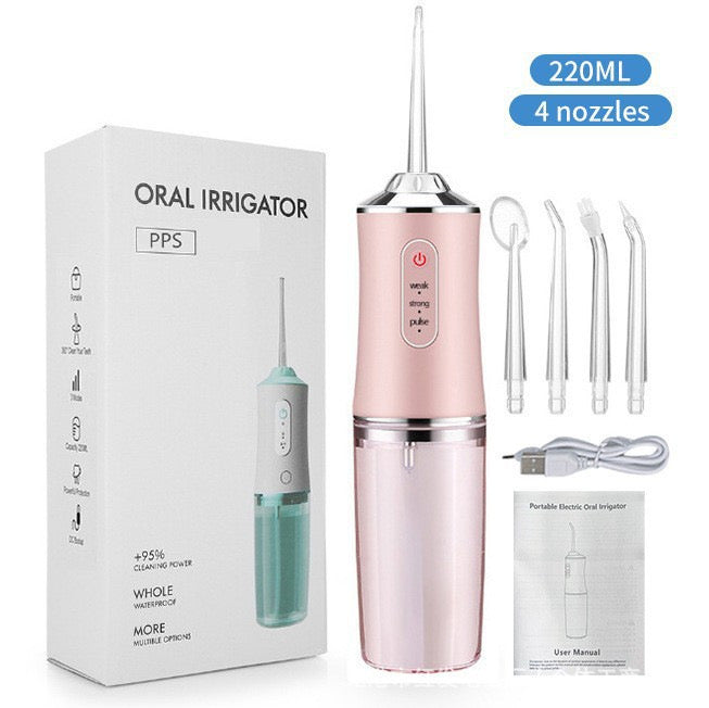 Oral irrigator (water flosser)