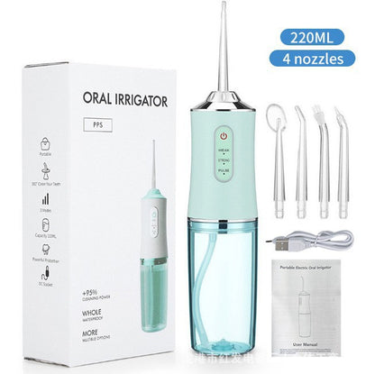 Oral irrigator (water flosser)