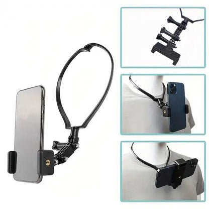 Neck phone holder