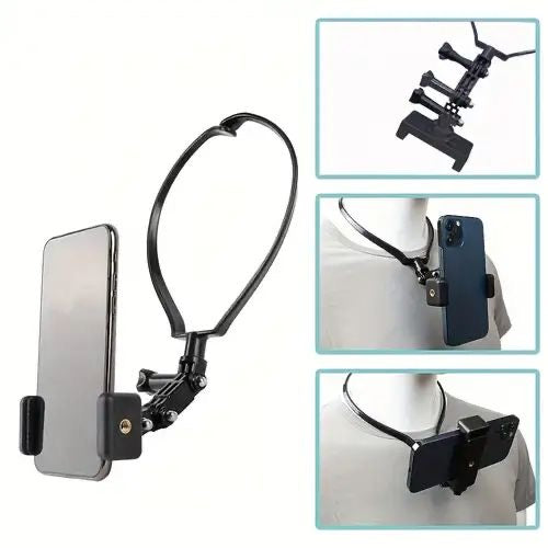 Neck phone holder